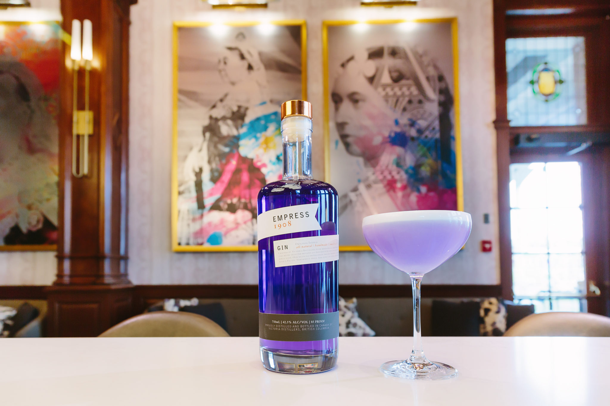 a bottle of gin