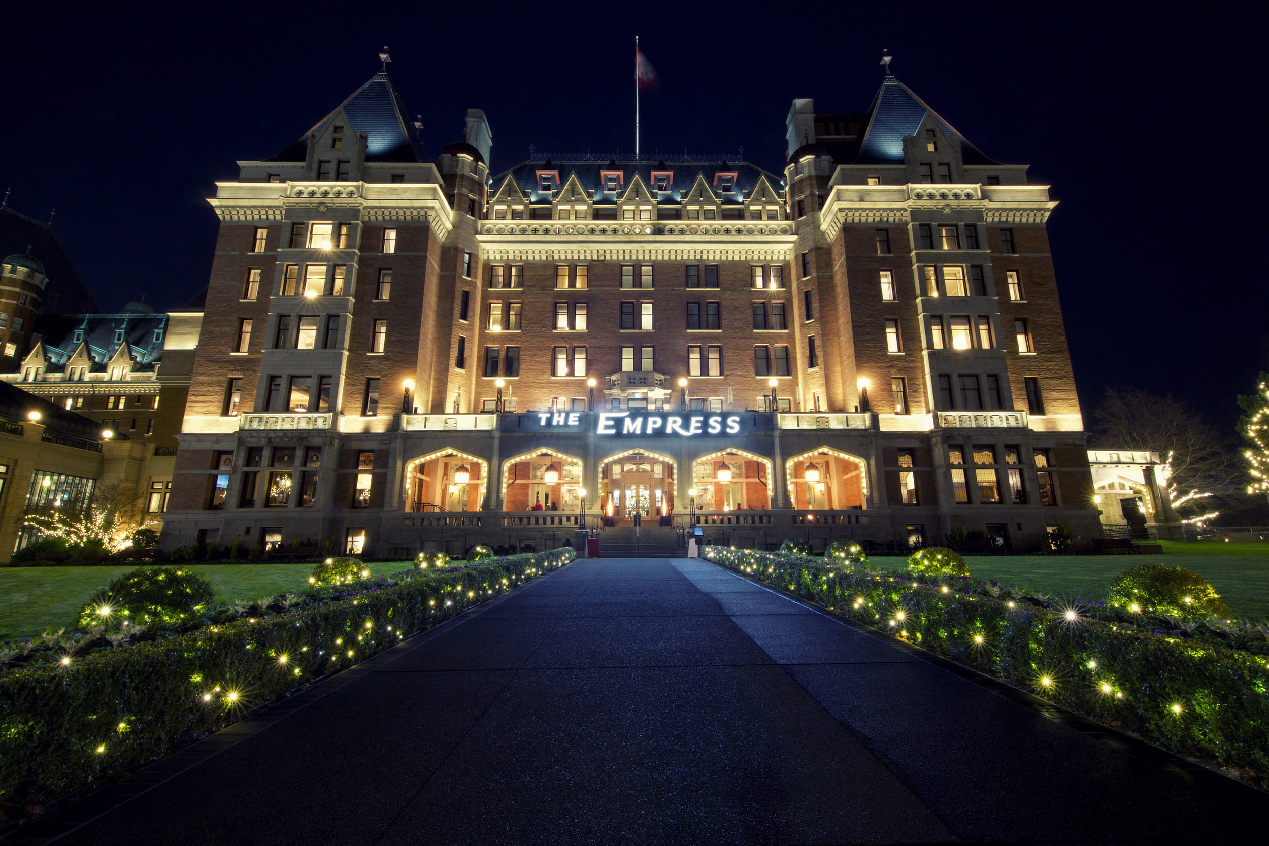 exterior shot of the castle